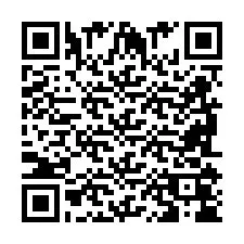 QR код за телефонен номер +2698104637