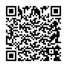 Código QR para número de teléfono +2698104641