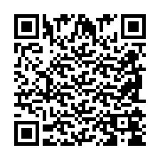 QR Code สำหรับหมายเลขโทรศัพท์ +2698104649