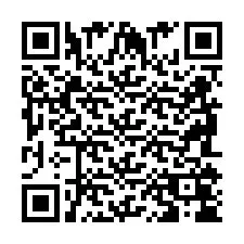 Codice QR per il numero di telefono +2698104660