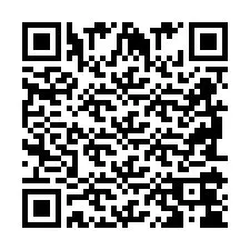 QR kód a telefonszámhoz +2698104688