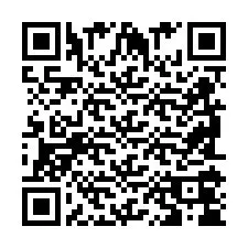 QR kód a telefonszámhoz +2698104689