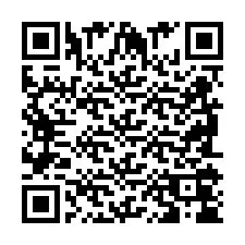 Codice QR per il numero di telefono +2698104698