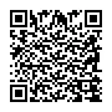 Código QR para número de teléfono +2698104720