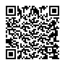 Código QR para número de telefone +2698104730