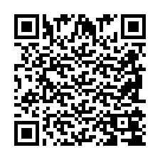 QR-koodi puhelinnumerolle +2698104749