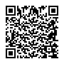 QR Code pour le numéro de téléphone +2698104757