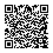 QR-code voor telefoonnummer +2698104760