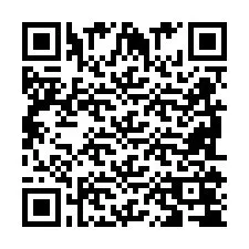 QR Code pour le numéro de téléphone +2698104767