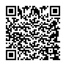 QR-code voor telefoonnummer +2698104768