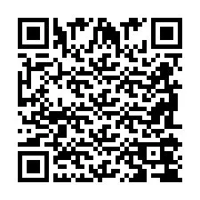 Código QR para número de telefone +2698104795