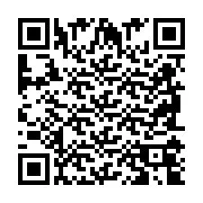 QR kód a telefonszámhoz +2698104808