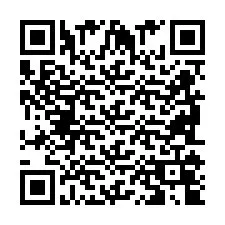 Código QR para número de teléfono +2698104853