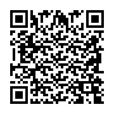 QR-koodi puhelinnumerolle +2698104878