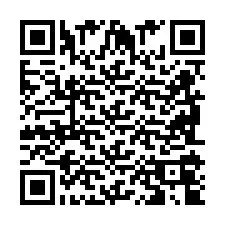 QR-code voor telefoonnummer +2698104886