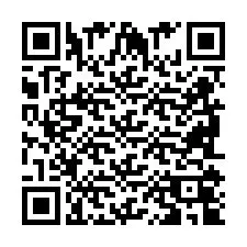 Código QR para número de telefone +2698104923