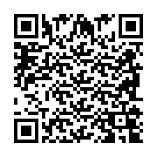 QR Code pour le numéro de téléphone +2698104952