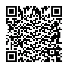 QR-koodi puhelinnumerolle +2698104965