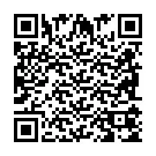 QR-code voor telefoonnummer +2698105002