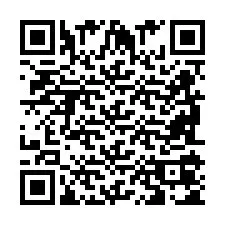 Código QR para número de teléfono +2698105087