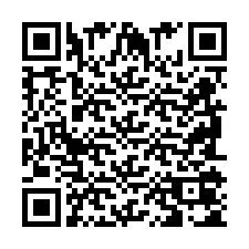 Código QR para número de telefone +2698105098