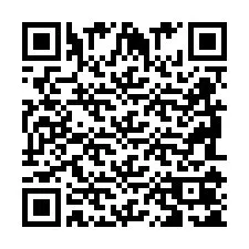 QR-code voor telefoonnummer +2698105110