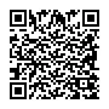 Codice QR per il numero di telefono +2698105132