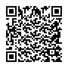 Codice QR per il numero di telefono +2698105169