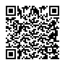 Codice QR per il numero di telefono +2698105263