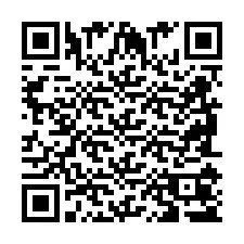 QR Code สำหรับหมายเลขโทรศัพท์ +2698105308