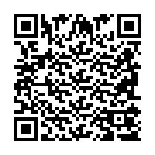 QR-code voor telefoonnummer +2698105313