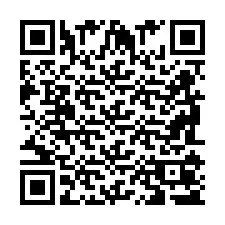 QR-код для номера телефона +2698105315