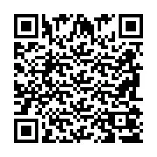 Kod QR dla numeru telefonu +2698105325