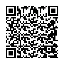 QR-code voor telefoonnummer +2698105326