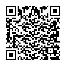 QR Code สำหรับหมายเลขโทรศัพท์ +2698105366