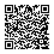 QR-код для номера телефона +2698105378