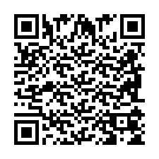 Código QR para número de telefone +2698105402