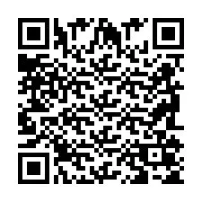 Código QR para número de teléfono +2698105571