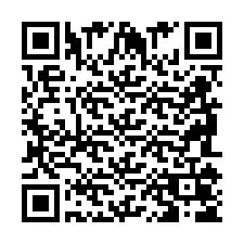 QR-code voor telefoonnummer +2698105650