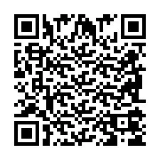 QR-koodi puhelinnumerolle +2698105682