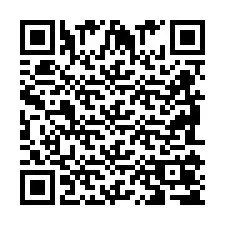 Código QR para número de teléfono +2698105744