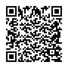 QR-код для номера телефона +2698105779