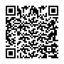 QR-Code für Telefonnummer +2698105785