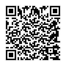 QR код за телефонен номер +2698105789