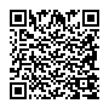 Kod QR dla numeru telefonu +2698105792