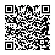 Código QR para número de telefone +2698105795