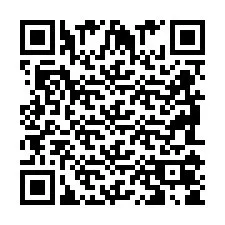 Kode QR untuk nomor Telepon +2698105810