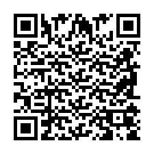 QR-koodi puhelinnumerolle +2698105819