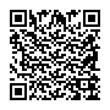 QR-kood telefoninumbri jaoks +2698106229