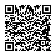 Codice QR per il numero di telefono +2698417837